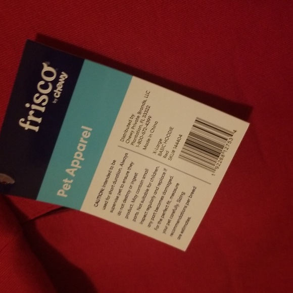 Frisco Basic Red Dog Hoodie - Picture 3 of 5